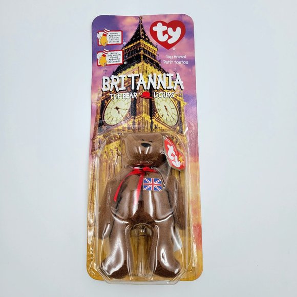 TY Teenie Beanie Baby Britannia The Bear Retired 1999 McDonalds Toy New Read - Picture 4 of 9